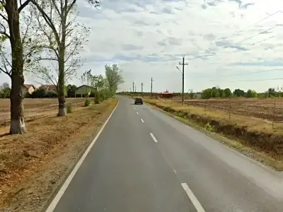 Sosea asfalt vanzare cumparare teren Moara Vlăsiei Ilfov